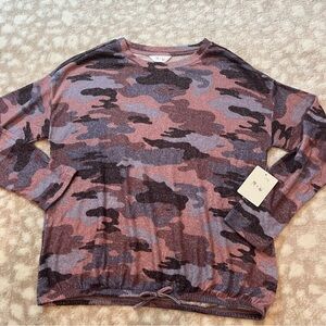 Camouflage Long Sleeve Top